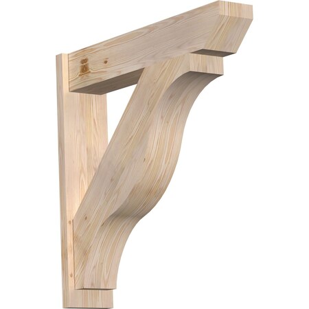 Ekena Millwork Funston Slat Smooth Outlooker, Douglas Fir, 7 1/2"W x 36"D x 36"H OUT08X36X36FST06SDF